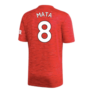 Manchester United 2020-21 Home Shirt (L) (Excellent) (MATA 8)_1