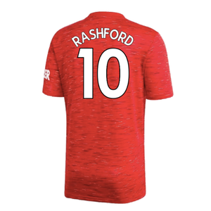 Manchester United 2020-21 Home Shirt (L) (Excellent) (RASHFORD 10)_1