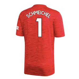 Manchester United 2020-21 Home Shirt (L) (Excellent) (SCHMEICHEL 1)_1