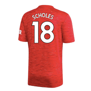 Manchester United 2020-21 Home Shirt (15-16Y) (Excellent) (SCHOLES 18)_1