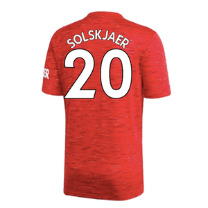 Manchester United 2020-21 Home Shirt (Excellent) (SOLSKJAER 20)_1