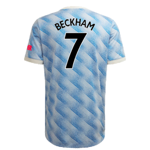 Manchester United 2021-22 Away Shirt (L) (Excellent) (BECKHAM 7)_1