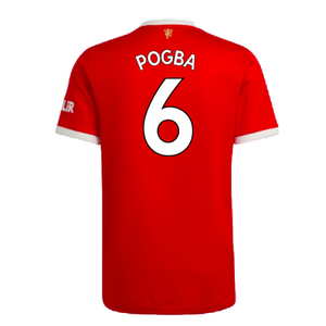 Manchester United 2021-22 Home Shirt (XL) (Good) (POGBA 6)_1