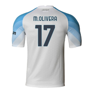 Napoli 2022-2023 Away Player Issue Shirt (XL) (Very Good) (M.Olivera 17)_1