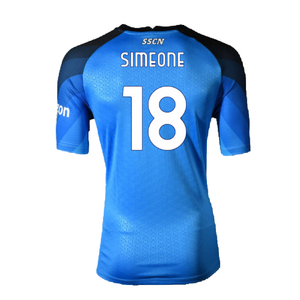 Napoli 2022-23 Home Shirt (M) (Good) (Simeone 18)_1