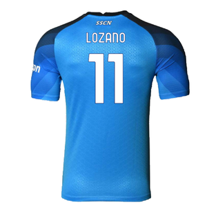 Napoli 2022-23 Player Issue Home Shirt (L) (Very Good) (Lozano 11)_1