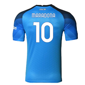 Napoli 2022-23 Player Issue Home Shirt (S) (Excellent) (Maradona 10)_1