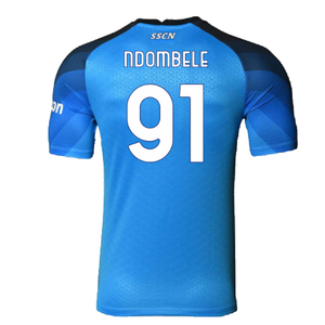 Napoli 2022-23 Player Issue Home Shirt (3XL) (Ndombele 91) (Excellent)_1