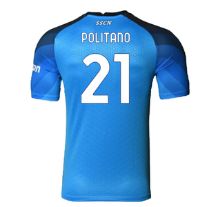 Napoli 2022-23 Player Issue Home Shirt (XL) (Good) (Politano 21)_1