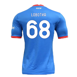 Napoli 2022-23 Special Edition Christmas Shirt (S) (Excellent) (Lobotka 68)_1