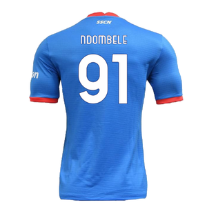 Napoli 2022-23 Special Edition Christmas Shirt (S) (Excellent) (Ndombele 91)_1