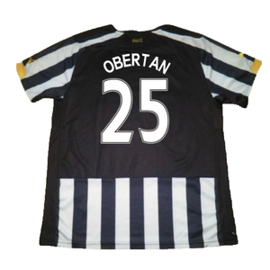 Newcastle United 2014-15 Home Shirt (L) (Good) (Obertan 25)_1