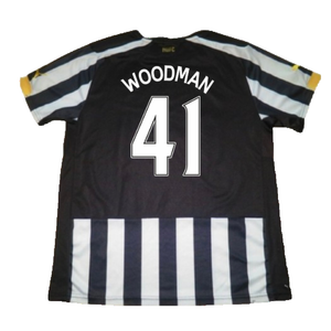 Newcastle United 2014-15 Home Shirt (L) (Good) (Woodman 41)_1