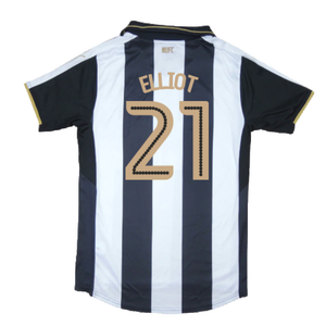 Newcastle United 2016-17 Sponsorless Home Shirt (M) (Excellent) (Elliot 21)_1