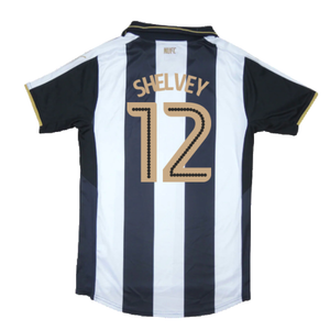 Newcastle United 2016-17 Sponsorless Home Shirt (M) (Excellent) (Shelvey 12)_1