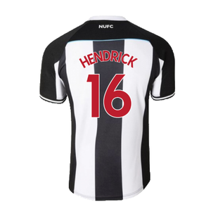 Newcastle United 2021-22 Home Shirt (M) (Very Good) (HENDRICK 16)_1