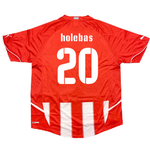 Olympiakos 2010-11 Home Shirt (M) (Good) (Holebas 20)_1