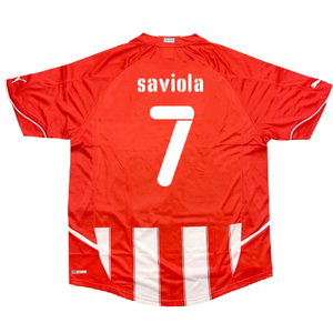 Olympiakos 2010-11 Home Shirt (M) (Good) (Saviola 7)_1