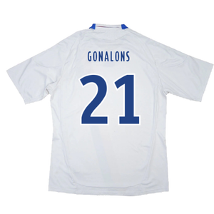 Olympique Lyon 2010-11 Home Shirt (Good) (Gonalons 21)_1