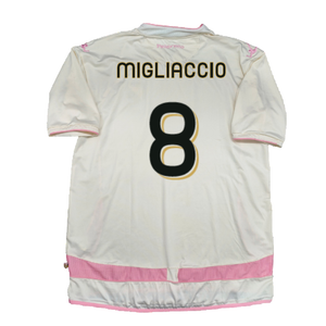 Palermo 2010-11 Away Shirt (Sponsorless) (L) (Migliaccio 8) (Excellent)_1