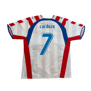 Paraguay 2006-07 Home Shirt (L) (Excellent) (CARDOZO 7)_1