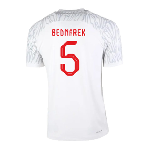 Poland 2022-23 Home Shirt (XLB (7-8y)) (Excellent) (Bednarek 5)_1