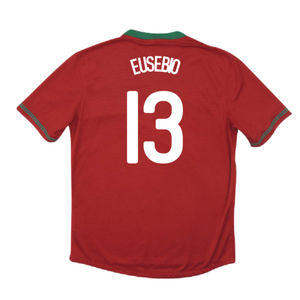 Portugal 2012-13 Home Shirt (M) (Good) (Eusebio 13)_1