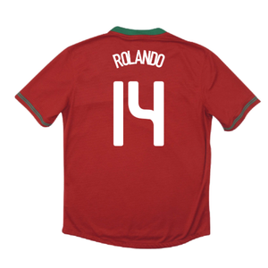 Portugal 2012-13 Home Shirt (M) (Good) (Rolando 14)_1