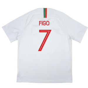 Portugal 2018-19 Away Shirt (L) (Figo 7) (Good)_1