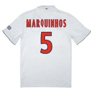 PSG 2014-15 Away Shirt (M) (MARQUINHOS 5) (Good)_1