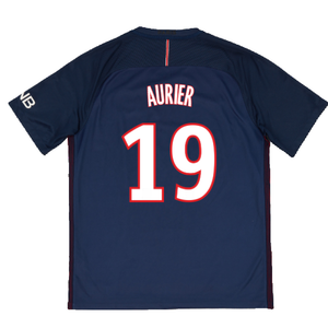 PSG 2016-17 Home Shirt (M) (Good) (Aurier 19)_1