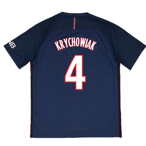 PSG 2016-17 Home Shirt (S) (Very Good) (Krychowiak 4)_1