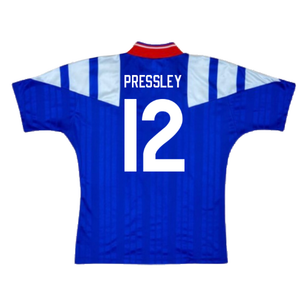 Rangers 1992-94 Home Shirt (S) (Good) (Pressley 12)_1