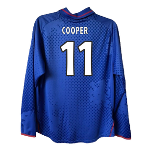 Rangers 2002-2003 Long Sleeved Home Shirt (XL) (Excellent) (Cooper 11)_1