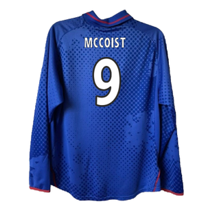 Rangers 2002-2003 Long Sleeved Home Shirt (XL) (Excellent) (McCoist 9)_1