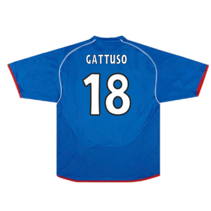 Rangers 2005-06 Home Shirt (XL) (Very Good) (GATTUSO 18)_1