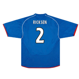 Rangers 2005-06 Home Shirt (XL) (Very Good) (RICKSEN 2)_1