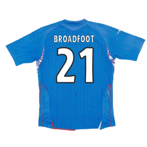 Rangers 2007-08 Home Shirt (Excellent) (Broadfoot 21)_1