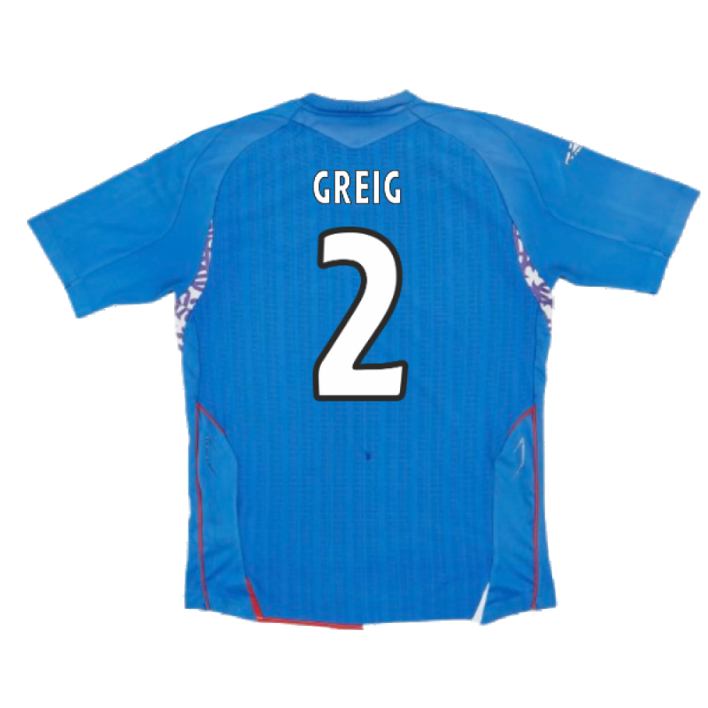 Rangers 2007-08 Home Shirt (Excellent) (GREIG 2)_1