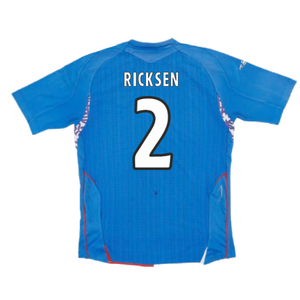 Rangers 2007-08 Home Shirt (Excellent) (RICKSEN 2)_1