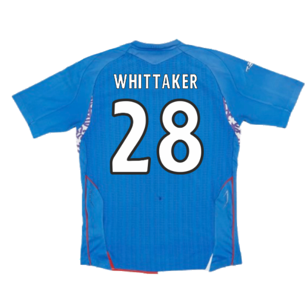 Rangers 2007-08 Home Shirt (Excellent) (Whittaker 28)_1
