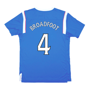 Rangers 2011-12 Home Shirt (M) (Excellent) (Broadfoot 4)_1