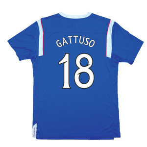 Rangers 2011-12 Home Shirt (L) (Very Good) (Gattuso 18)_1