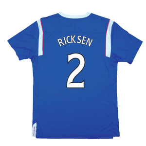 Rangers 2011-12 Home Shirt (L) (Very Good) (Ricksen 2)_1