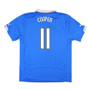 Rangers 2014-15 Home Shirt ((Excellent) L) (COOPER 11)_2