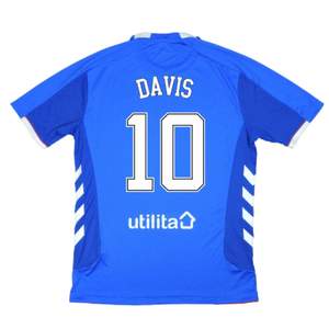 Rangers 2018-19 Home Shirt ((Excellent) L) (DAVIS 10)_2