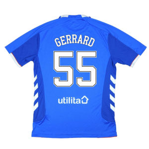 Rangers 2018-19 Home Shirt ((Excellent) L) (Gerrard 55)_2