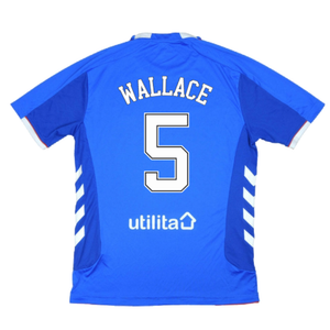 Rangers 2018-19 Home Shirt ((Excellent) L) (WALLACE 5)_2