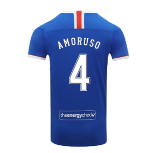 Rangers 2020-21 Home Shirt (S) (AMORUSO 4) (Excellent)_1