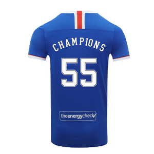 Rangers 2020-21 Home Shirt (4XL) (Excellent) (Champions 55)_1